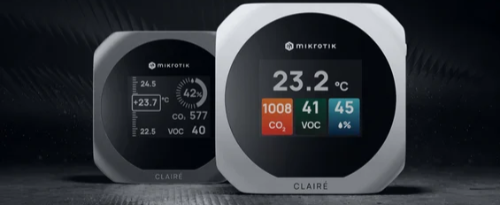 Як розумний датчик MikroTik CLAIRE Lite допомагає покращити якість повітря та щоденне самопочуття