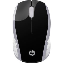 Мишка бездротова HP 200 Pike Silver Wireless Mouse, 3 кн., 1000 dpi, чорно-срібляста