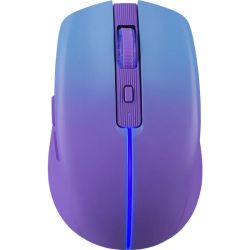Мишка Defender Mystery MM-301, бездротова Bluetooth+2.4G, 1600 dpi., 4кн., 500mAh,  LED, фіолетова
