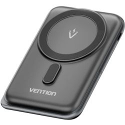 УМБ Vention Magnetic Wireless 10000mAh 20W PD USB-C In/Out, QI-15W Black