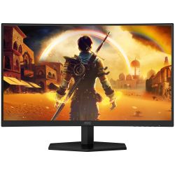 TFT 27" AOC C27G42E, VA, 180Гц, вигнутий,  2хHDMI, DP, колонки, чорно-червоний