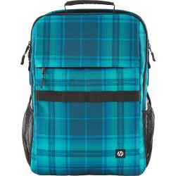 Рюкзак для ноутбука HP 16.1" Campus Tartan Plaid, блакитний