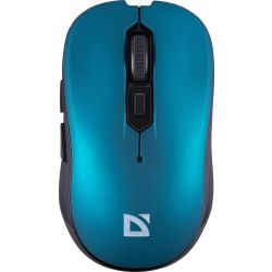 Мишка Defender Gassa MM-105, бездротова, 6кн. до 1600 dpi, безшумна, бірюзова