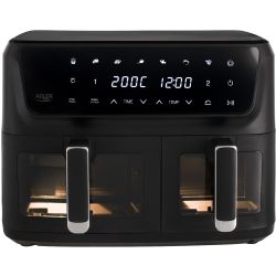 Мультипіч Adler AD 6324 2700Вт/чаша 11л(6.5л+4.5л)/програм:8/сенсорне керування/таймер/чорна