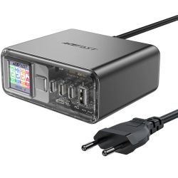 Зарядний пристрій 4xUSB 218W (3xUSB-C+USB-A) Gan Z4 Fast Charger Acefast