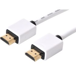 Кабель HDMI M - M, 1.0 м, Sandberg, HDMI-2.0 білий
