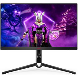 TFT 27" AOC AGON AG274QS, QHD, IPS, 300Гц, 1мс, 2x HDMI, 2x DP, USB-hub, HAS, Pivot, колонки, чорний