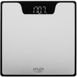 Ваги напольні Adler AD 8174 silver електронні/ 180кг/ 2хААА/ автовимкнення