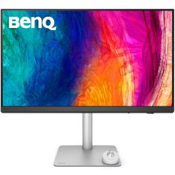 TFT 32" BenQ PD3226G, IPS, 4K, 144Hz, HDMI, DP, USB-C, HAS, Pivot, кол., біло-сріблястий