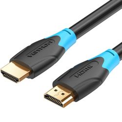 Кабель HDMI M - M, 10.0 м, V1.4, 4K/HD 60Гц, PVC type, чорний, Vention