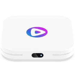 TV Медіаплеєр H96 MAX M1 4/32Gb/ Rockchip RK3528/ Android 13/ WiFi 2.4G+5G/BT 4.0/ білий