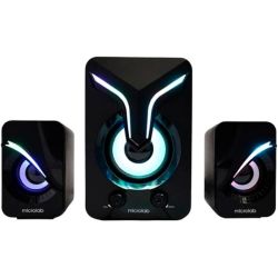 Акустична система 2.1 MICROLAB U-270 11W, USB, LED, чорна