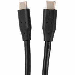 Кабель USB 2.0 Type-C M-M, 1,5м 60W чорний