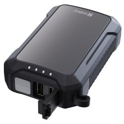 УМБ Sandberg 10000mAh Hand Warmer з обігрівачем рук 2A, USB, Type-C in, PowerThru, LED ліхтар 1W