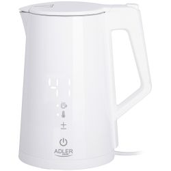 Електрочайник Adler AD 1345 white 1850-2200Вт/ 1.7л/ STRIX/ встановлення температури/