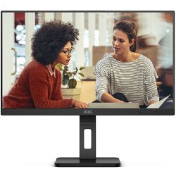 TFT 27" AOC Q27E3UMF, QHD, VA, HDMI, DP, USB-hub, HAS, Pivot, колонки, чорний