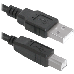 Кабель USB 2.0 AM-BM, 5.0 м, чорний, USB04-17 Defender