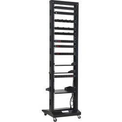 Стійка 19", high 42U, одинарна, чорна, 250кг, Kingda