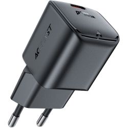Зарядний пристрій 1xUSB-C 20W Gan A73 mini Fast Charger Black Acefast