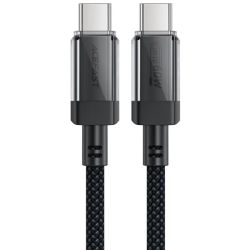 Кабель USB 2.0 Type-C M-M, 1.2 м, 60W stainless steel Black, C12-03 Acefast