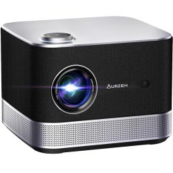 Проєктор Aurzen Boom 3 FullHD 500 ANSI Lm 16:9/4:3, 2*HDMI, 2*USB, Android Smart TV, Wifi, 36W, чорн