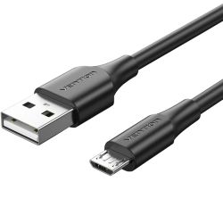 Кабель USB 2.0 AM-micro BM 1.0м Black Vention