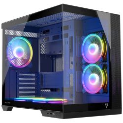 Корпус Modecom VOLCANO PANORAMA APEX ARGB 5F MIDI GREY без БЖ ATX