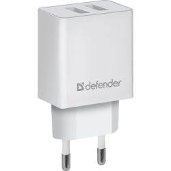 Зарядний пристрій 2xUSB 16W 2.1A UPA-22 білий Defender