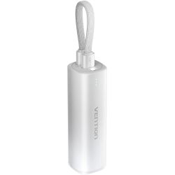 УМБ Vention 5000mAh 20W PD, USB-C In/Out, Lightning In/Out, with cable, Gradient Gray