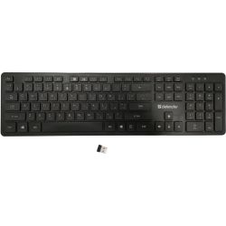 Клавіатура безпровідна Defender Comfort MT UA, повнорозмірна, чорна