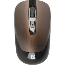Мишка Defender Wave MM-995, бездротова, 4 кн. до 1600 dpi, безшумна, бронза