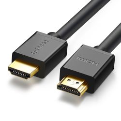 Кабель HDMI M - M, 5.0 м, V2.0 Cafule 4K, HD104 UGREEN Чорний