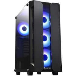 Корпус Chieftec HUNTER  GS-01B-OP 4x120mm A-RGB, ATX, без БЖ, Black
