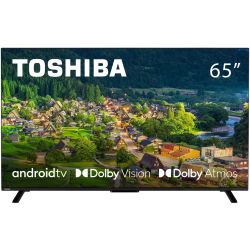 TV 65 Toshiba 65UA2363DG 4K UHD/LED/T2/Android 11/2 x 12W/Dolby Digital/HDMI/Wi-Fi/VESA 400 x 200 M4