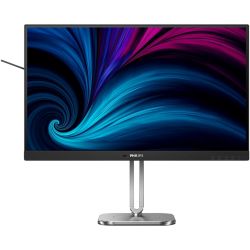 TFT 27" Philips 27B2N4500, QHD IPS,120Hz, 2xHDMI, DP, USB-hub, HAS, Pivot, кол., темно-сірий