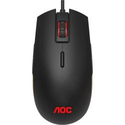 Мишка AOC GM500 ігрова, 5000dpi., 8кн., RGB PMW3325 чорна