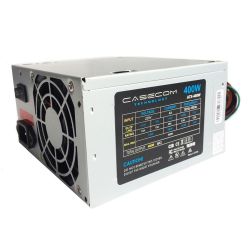 БЖ 400W Casecom, 120mm, 2хSATA, Bulk