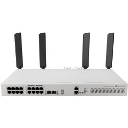 Комутатор Mikrotik CRS418-8P-8G-2S+5axQ2axQ-RM, 17xGig Eth ports (8 with 802.3af/at PoE-out support)