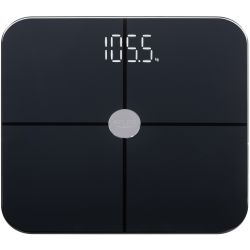 Ваги напольні Adler AD 8187 black електронні/ Smart/ 180кг/ 4хААА/ автовимкнення/ чорні
