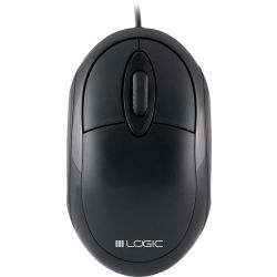 Мишка  LogicConcept LM-11, 3 кн., 1000dpi, чорна