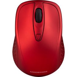 Мишка  Modecom MC-WM4.1, бездротова, 3кн., 1600dpi, нано ресівер, червона